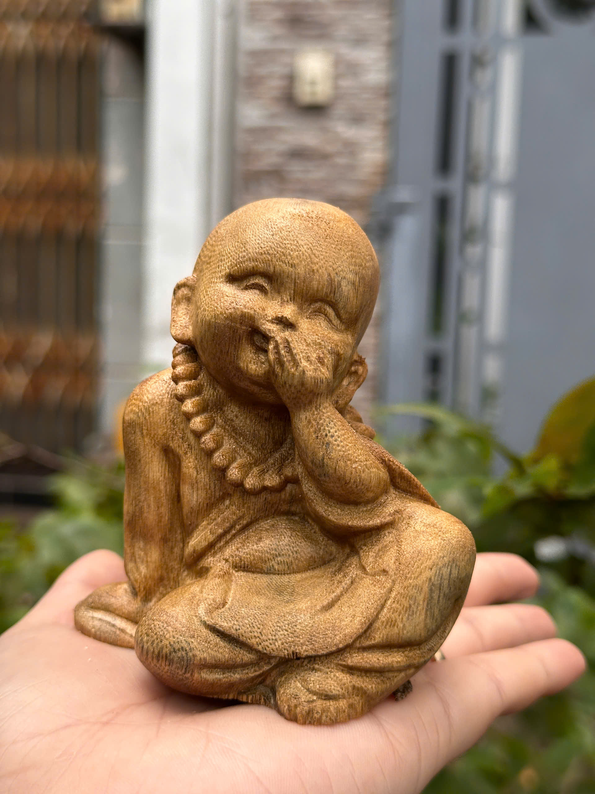 Bộ tượng chú Tiểu Tứ Không Trầm Hương