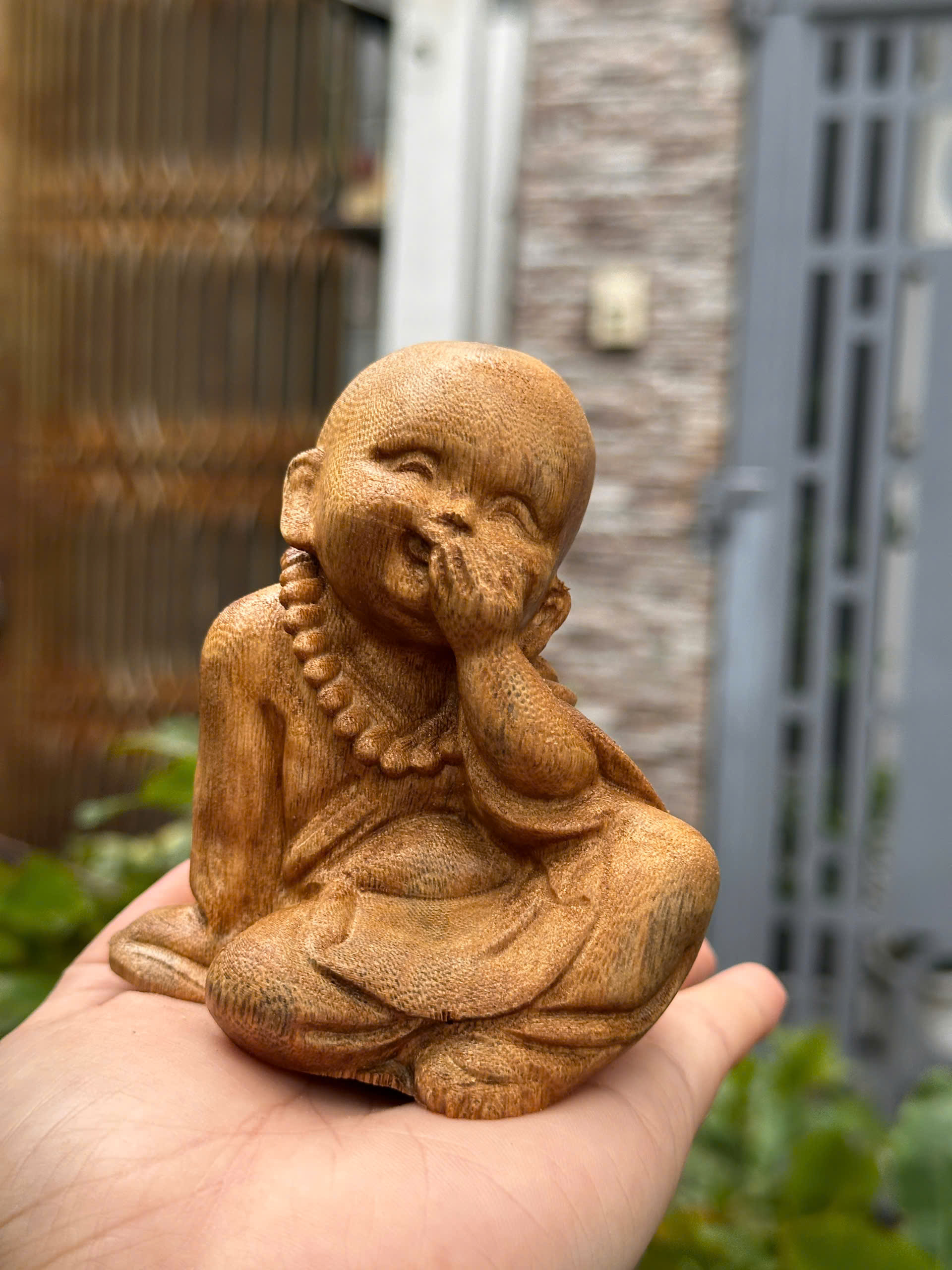 Bộ tượng chú Tiểu Tứ Không Trầm Hương