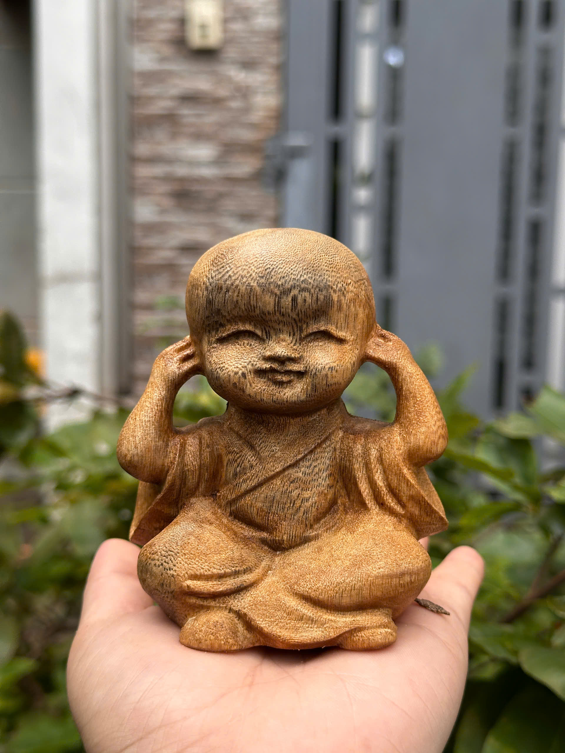 Bộ tượng chú Tiểu Tứ Không Trầm Hương